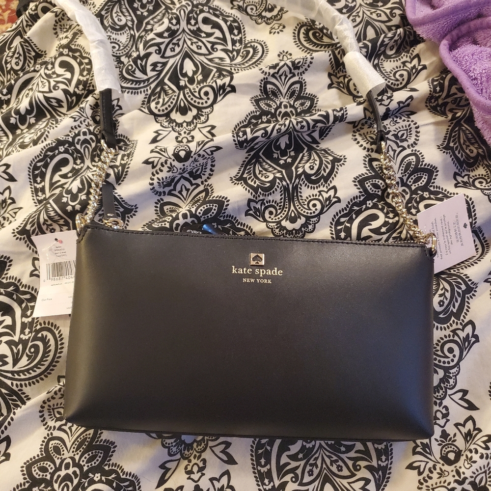 Kate spade black sawyer street crossbody